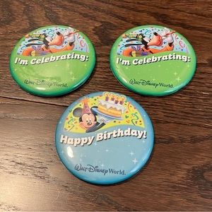 Disney pins from Disneyworld